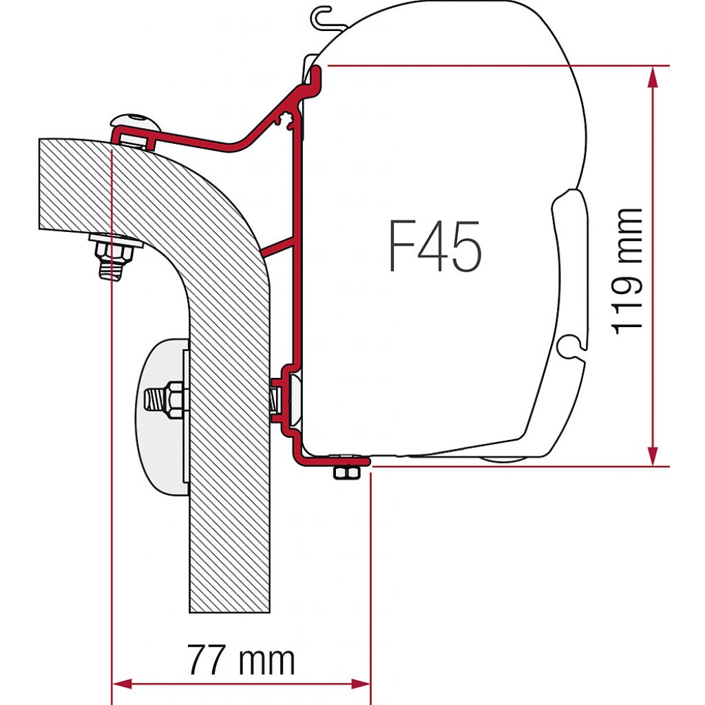 FIAMMA Adapter Hymer Van/B2