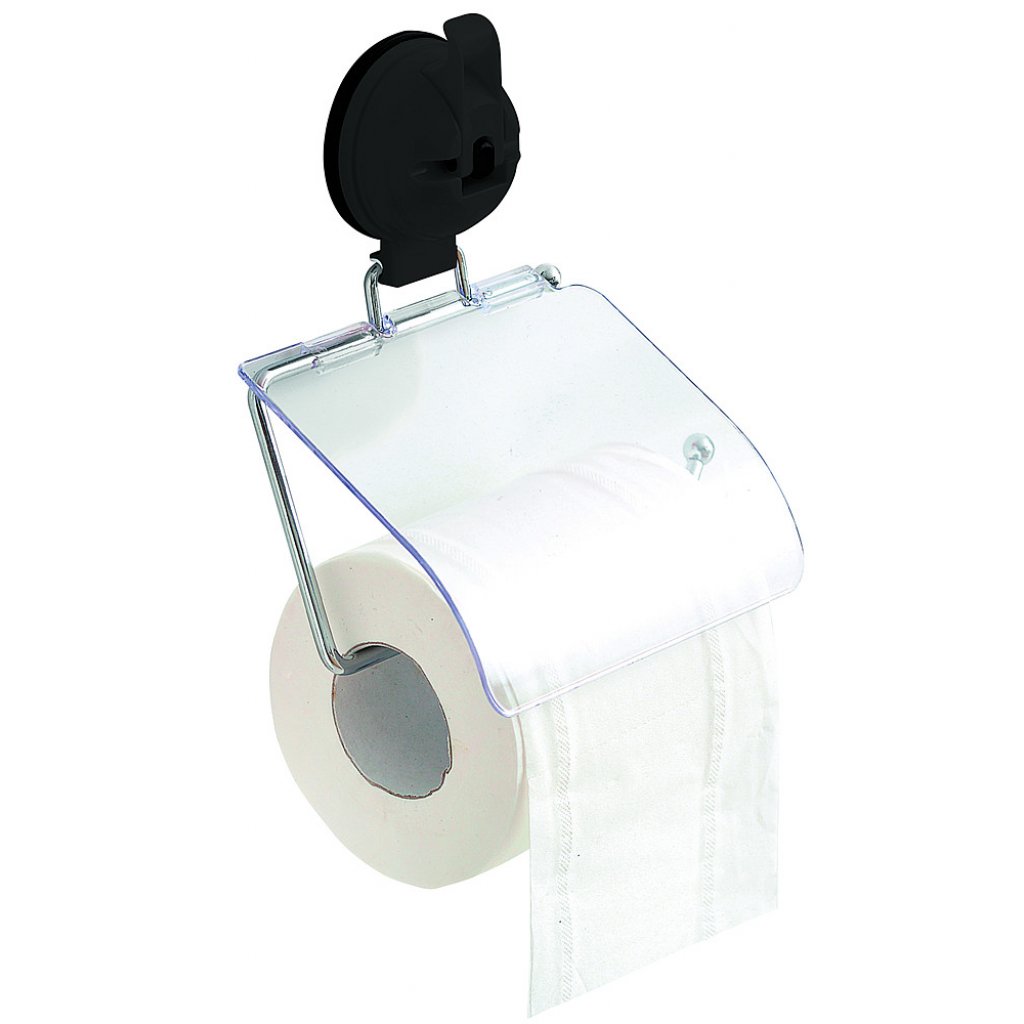 Eurotrail Toilettenpapierhalter Eurotrail mit Saugnapf Farbe anthrazit belastbar bis 3 kg