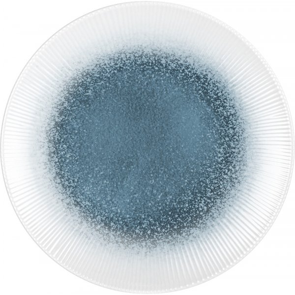 BRUNNER Dessertteller Melamin BRUNNER Meteore Azur Durchm. 21 cm Farbe weiß / blau