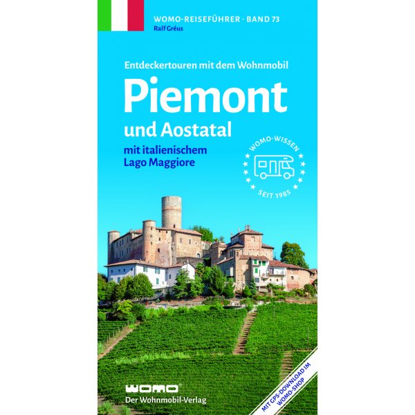 WOMO Reisebuch WOMO Piemont / Aostatal